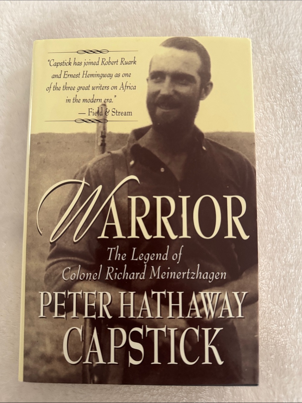 WARRIOR Richard Meinertzhagen WWI WWII British Big-Game Safari Capstick Book